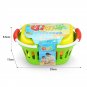 Cooks Kitchen Playset Cutting Food Play Set Fruits &amp; Vegetables Connected with Velcro
