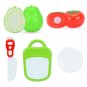 Cooks Kitchen Playset Cutting Food Play Set Fruits Connected with Velcro 14pcs