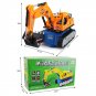 Kids Toy Simulation Excavator Model Sound Lighting Battery Powered Omni-directional Yellow