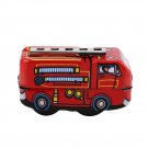 Retro Classic Firefighter Fire Engine Truck Clockwork Wind Up Tin Toys