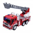 DIBANG 1:16 Toy Fire Fighting Truck Educational Toy Aerial Ladder Truck