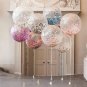 Multicolor Confetti Paper Transparent Balloon For Birthday Party Wedding