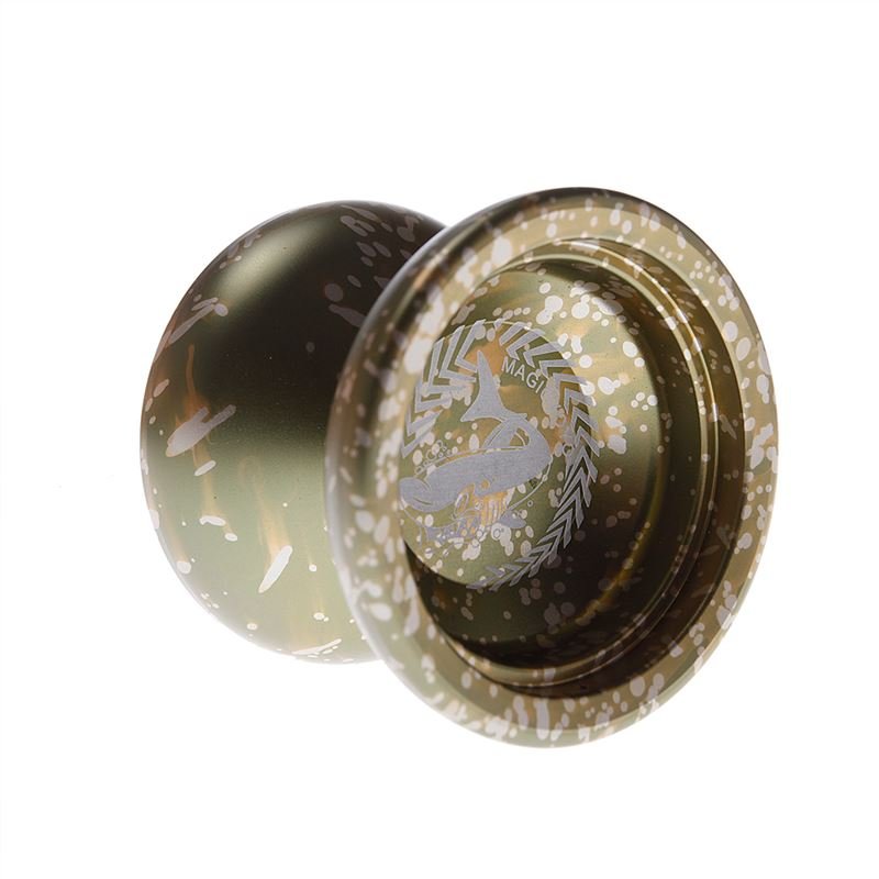 Yu Hang N12 Magic yoyo Profession Best  Yo Yo Ball Green  with Ripple Green  with Ripple