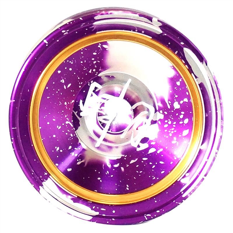Magic yoyo M002 April Profession YOYO Ball Purple and Sliver