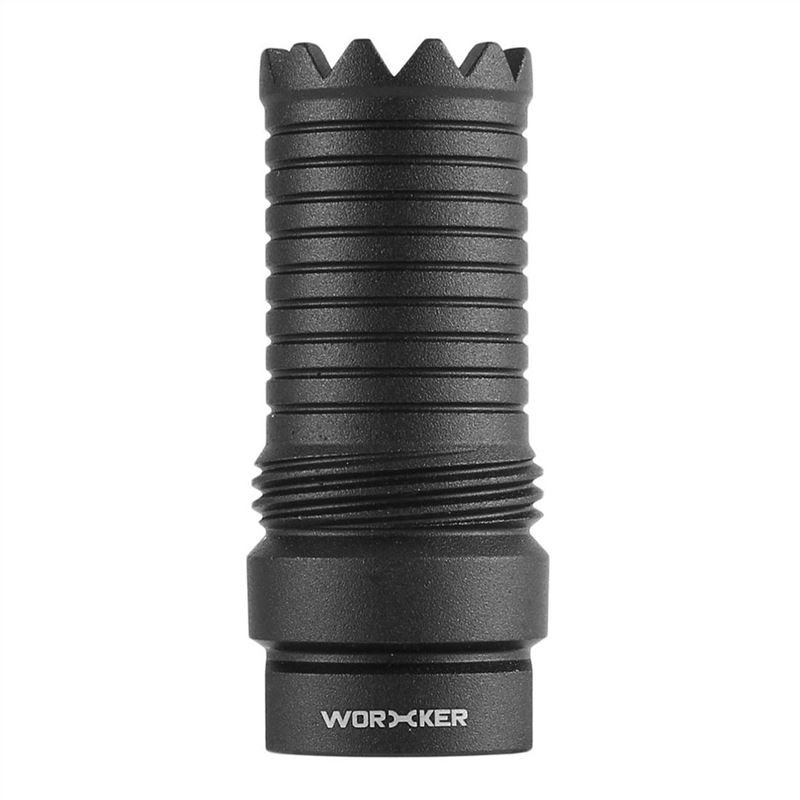 WOR KER Multi-shaped Flame Trap Flash Hider for NERF STRYFE with Thread