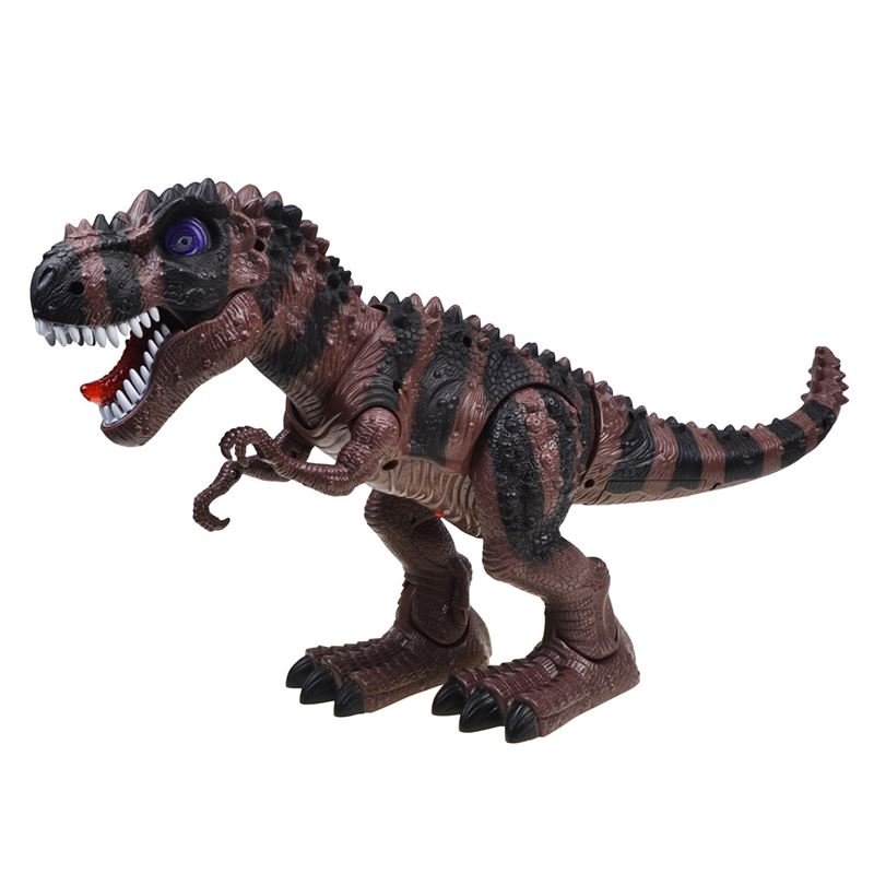 Kids Toy Walking Dinosaur T-Rex Toy Figure With Lights & Sounds Real Movement Green an