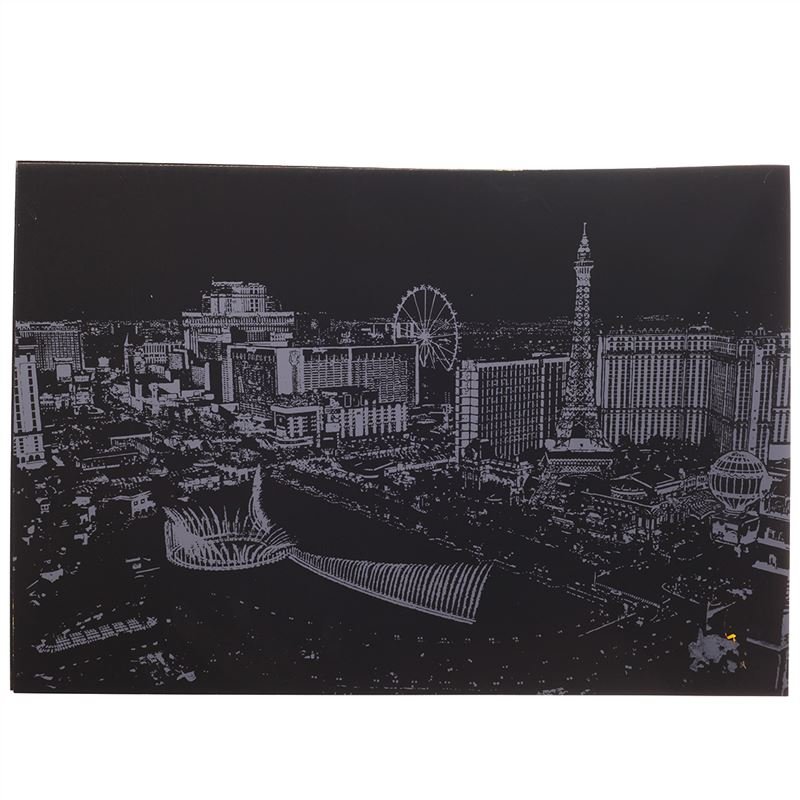 JFL Creative Scratch Landmark Scratch Night View With Scratch Pen