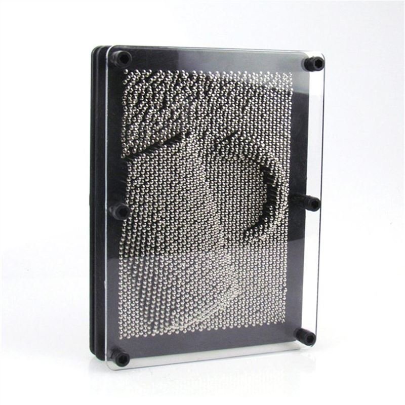3-Dimensional Pin Art Board Metal Pin Board Sculptures Educational Toy