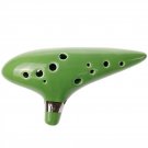 12 Hole Zelda Ocarina From Alto C Green