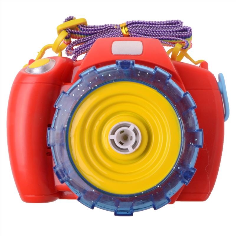 CW Children Bubble Blower Bubble Gun Bubble Camera Red Red
