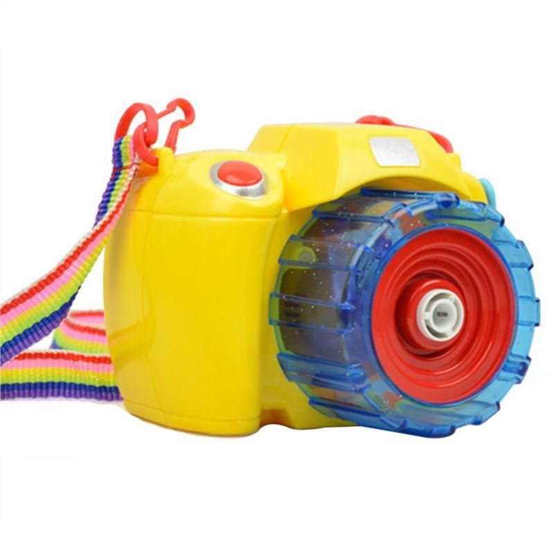 CW Children Bubble Blower Bubble Gun Bubble Camera Yellow Yellow