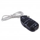 Electric Guitar to USB Interface Audio Link Cable Music Recording Adapter