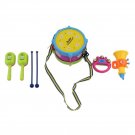 5 PCS Unisex Boy Girl Drum Musical Instruments Band Kit Kids Toy Gift Set