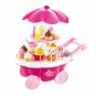 Ice Cream Trolley Toy Candy Car Candy Ice Cream Trolley Shop Pretend Play Set 39PC with 12