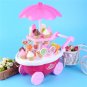 Ice Cream Trolley Toy Candy Car Candy Ice Cream Trolley Shop Pretend Play Set 39PC with 12