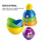 Basics Stack & Roll Cups 9 Textured Pieces To Stack Roll Nest & Explore Colorful
