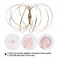 Magic Ring Kinetic Spring Toy Stainless Steel Springs Interactive 3D Shaped Flow Ring Gold