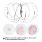 Magic Ring Kinetic Spring Toy Stainless Steel Springs Interactive 3D Shaped Flow Ring Silv