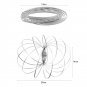 Magic Ring Kinetic Spring Toy Stainless Steel Springs Interactive 3D Shaped Flow Ring Silv