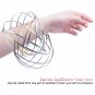 Magic Ring Kinetic Spring Toy Stainless Steel Springs Interactive 3D Shaped Flow Ring Rain