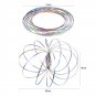 Magic Ring Kinetic Spring Toy Stainless Steel Springs Interactive 3D Shaped Flow Ring Rain