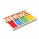 Math Manipulatives Wooden Counting Sticks Kids Preschool Educational Toys