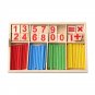 Math Manipulatives Wooden Counting Sticks Kids Preschool Educational Toys