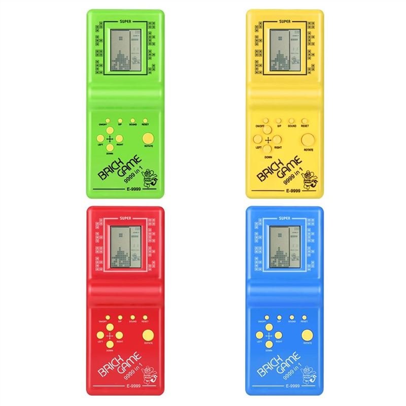Kids Electronic Tetris Brick Game Handheld Game Machine LCD Educational Toys