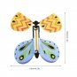 6 pcs Flying Butterfly Wind Up Swallow Tail Butterfly Magic Funny Toy Set