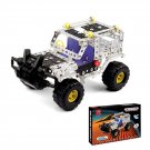 262pcs Cross-country Vehicle Metal Toy Enlighten Assembly Metal Building Kit