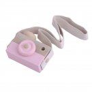 Cute Wooden Toy Camera Kids Girls Boys Creative Neck Camera Photo Props