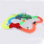 360pcs Luminous Track & LED Light-up Electronics Rail Car Toys with 2 Cars