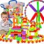 RNC Educational Toy Building Blocks DIY Plastic Building Blocks Toy 160 Pieces