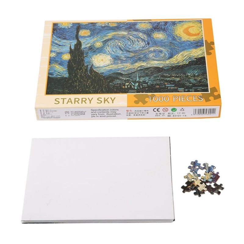 1000pcs Starry Sky Puzzle DIY Landscape Paper Jigsaw Puzzle Educational Toys