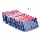 100pcs 72mm Bullet Darts Blasters Kids Toy Gun Bullet EVA Round Head