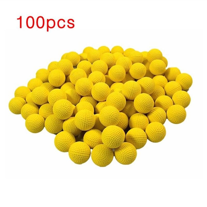 100pcs Refill Bullet Balls For Nerf Rival Apollo Zeus Kids Toy Compatible Gun