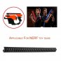 WOR KER Mod 27.9CM Picatinny Top Rail Mount for Nerf Elite Stryfe Blaster