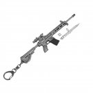 Novelty Simulation M416 Model Keychain Car Key Ring Pendant Men Jewelry
