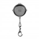 Novelty Pan Pendant Keychain Game Player Metal Key Ring Men Jewelry Key Chain