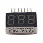 Checker Tester test 2.8V -25.2V 1-6s RC 1S-6S Lipo Battery Voltage Indicator