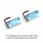 2pcs Original 3.7V 400mAh 30C Lipo Battery for JJRC H31 Drone RC Quadcopter