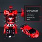 Remote Control Toy Car Transform Car Robot Remote Control Vehicle Red Red