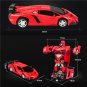 Remote Control Toy Car Transform Car Robot Remote Control Vehicle Red Red