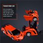 Remote Control Toy Car Transform Car Robot Remote Control Vehicle Orange Orange