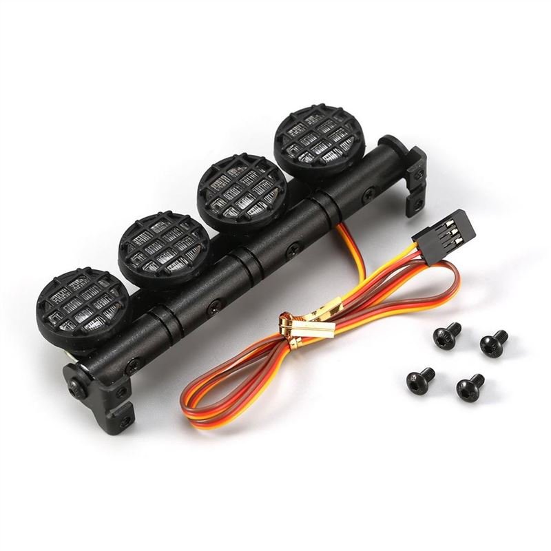 AX-506W Multi-function Roof Light Bar LED Lamp Spotlights for 1 10 1 8 RC Car
