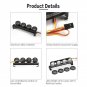 AX-506W Multi-function Roof Light Bar LED Lamp Spotlights for 1 10 1 8 RC Car