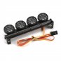 AX-506W Multi-function Roof Light Bar LED Lamp Spotlights for 1 10 1 8 RC Car