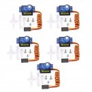 5Pcs 9g Micro Mini Servo Motor Horns for RC Robot Arm Helicopter Airplane CarDescription:T