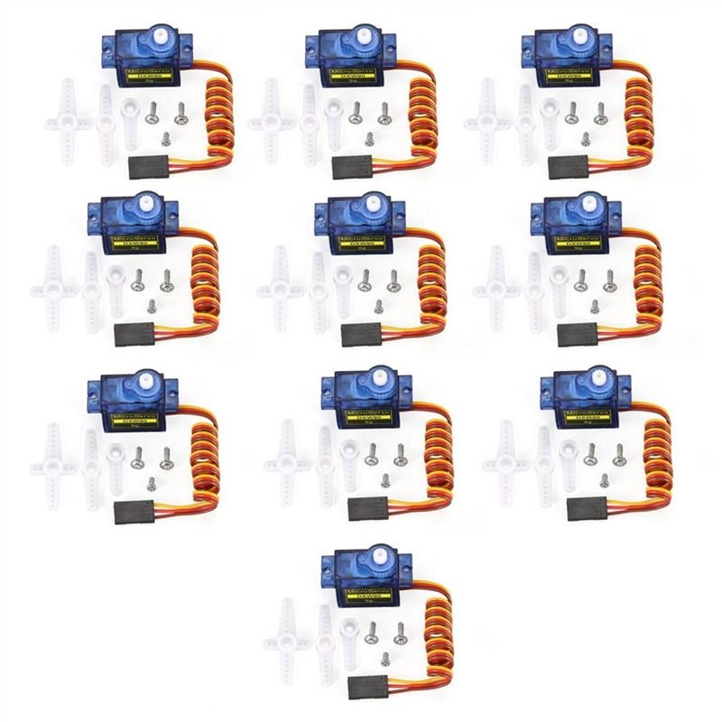 10Pcs 9g Micro Mini Servo Motor Horns for RC Robot Arm Helicopter Airplane CarDescription: