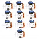 10Pcs 9g Micro Mini Servo Motor Horns for RC Robot Arm Helicopter Airplane CarDescription: